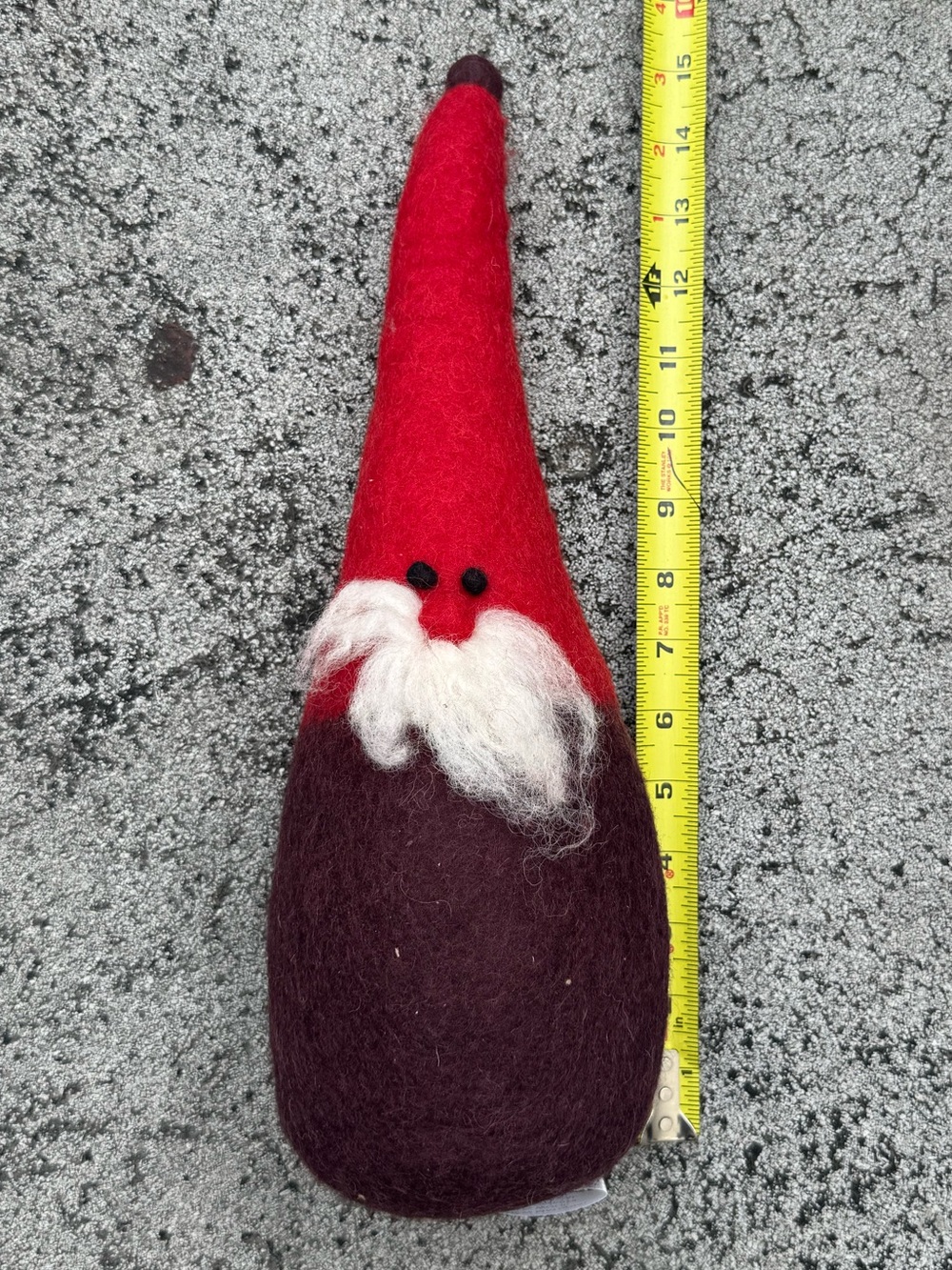 Swedish Tomte - Handmade Felt Gnome Ornament